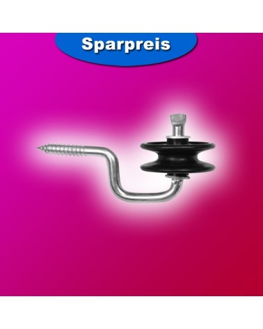 10 Stück Eckrolle Seil