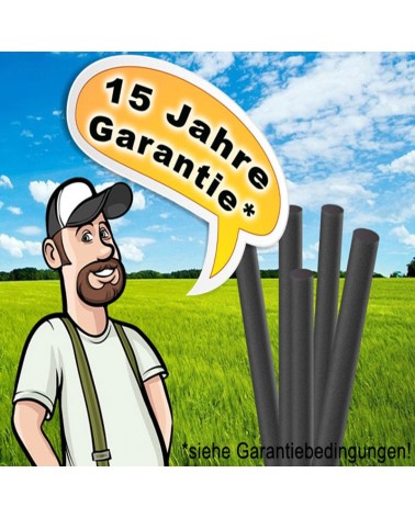 10x230cm rund Recyclingpfahl