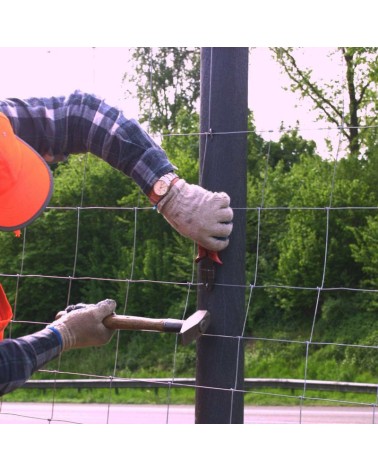 10x230cm rund Recyclingpfahl