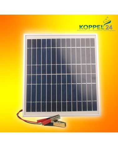 30 Watt Solar-Panel mit digitalem Laderegler